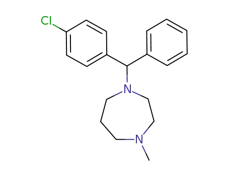 Molecular Structure of 848-53-3 (HOMOCHLORCYCLIZINE)