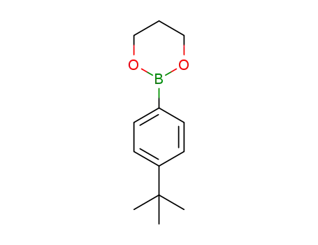 Molecular Structure of 1370412-35-3 (2-(4-(tert-butyl)phenyl)-1,3,2-dioxaborinane)