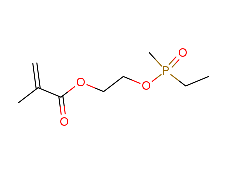2-Propenoic acid,2-methyl-, 2-[(ethylmethylphosphinyl)oxy]ethyl ester