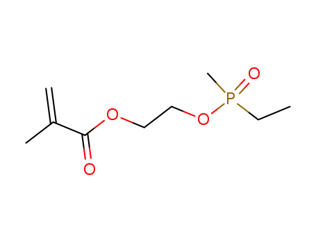 Molecular Structure of 85567-24-4 (2-[(ethylmethylphosphinyl)oxy]ethyl methacrylate)
