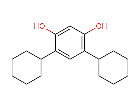 Molecular Structure of 85586-52-3 (4,6-Dicyclohexylresorcinol)