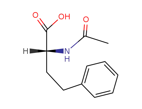 Molecular Structure of 60505-02-4 (Benzenebutanoic acid, a-(acetylamino)-)