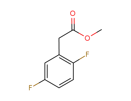 Molecular Structure of 167484-38-0 (methyl 2,5-difluorophenylacetate)