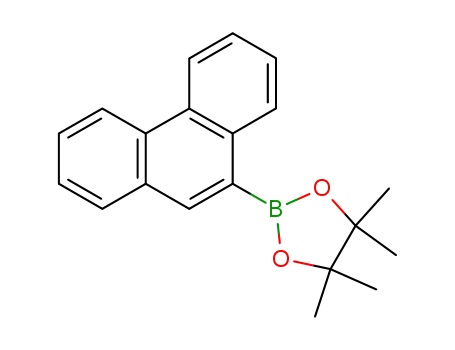 Molecular Structure of 68572-88-3 (4,4,5,5-tetraMethyl-2-(phenanthren-9-yl)-1,3,2-dioxaborolane)