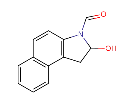 Molecular Structure of 75539-85-4 (2,3-dihydro-1H-benz<e>indole-3-carbaldehyde)