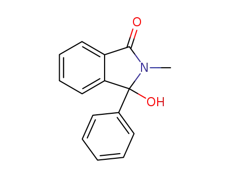 Molecular Structure of 26597-63-7 (3-hydroxy-2-methyl-3-phenyl-1-isoindolinone)