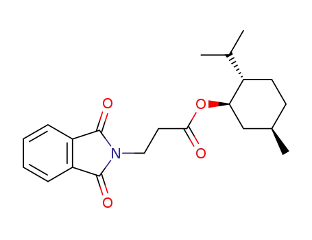 <i>N</i>,<i>N</i>-phthaloyl-β-alanine-((1<i>R</i>)-menthyl ester)