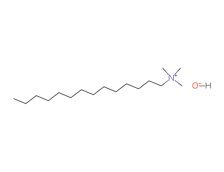 Molecular Structure of 84927-25-3 (trimethyltetradecylammonium hydroxide)
