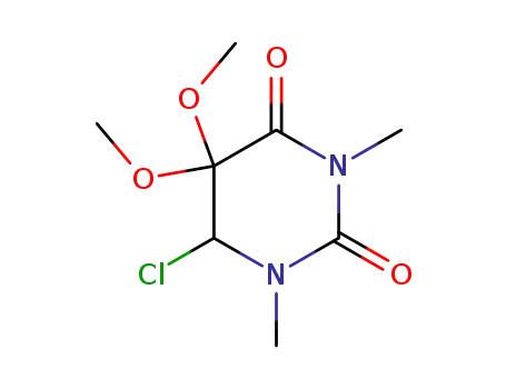 6-chloro-5,5-dimethoxy-1,3-dimethyl-dihydro-pyrimidine-2,4-dione