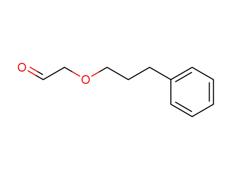 Molecular Structure of 84930-13-2 ((3-Phenylpropoxy)acetaldehyde)