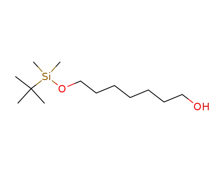 Molecular Structure of 126696-08-0 (7-(tert-butyldimethylsilyloxy)heptan-1-ol)