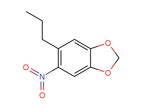 Molecular Structure of 10161-75-8 (5-nitro-6-propyl-1,3-benzodioxole)
