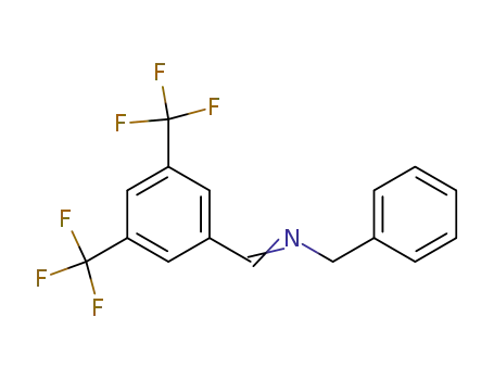 Benzyl-[1-(3,5-bis-trifluoromethyl-phenyl)-meth-(E)-ylidene]-amine