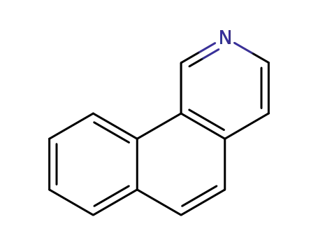 Molecular Structure of 229-71-0 (benzo[h]isoquinoline)