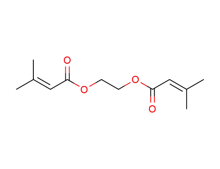 Molecular Structure of 85665-71-0 (1,2-ethanediyl 3-methyl-2-butenoate)