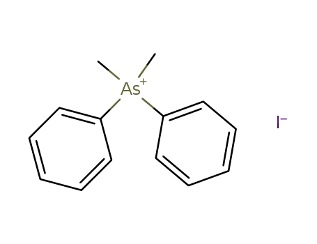 Arsonium, dimethyldiphenyl-, iodide