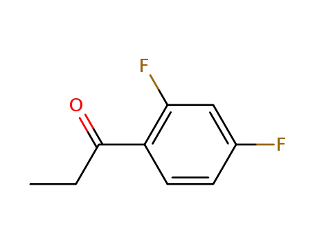 Molecular Structure of 85068-30-0 (2',4'-Difluoropropiophenone)