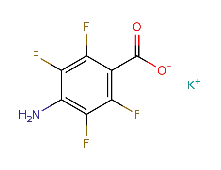Molecular Structure of 1208262-30-9 (potassium 4-amino-2,3,5,6-tetrafluorobenzoate)