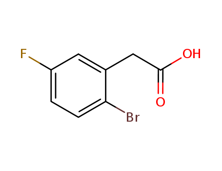 2-Bromo-5-fluorophenylacetic acid cas no. 739336-26-6 98%