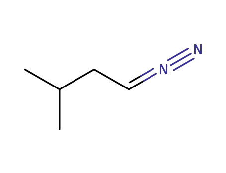 Molecular Structure of 763-90-6 (1-Diazo-3-methylbutane)