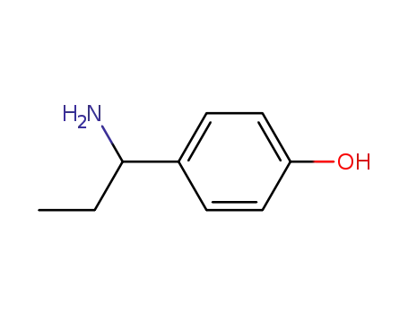 Molecular Structure of 85068-38-8 (4-(1-Aminopropyl)phenol)