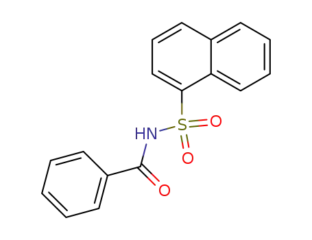Molecular Structure of 109091-37-4 (benzoyl-(naphthalene-1-sulfonyl)-amine)