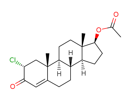 17β-acetoxy-2α-chloro-androst-4-en-3-one