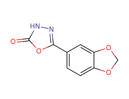 5-(1,3-benzodioxol-5-yl)-1,3,4-oxadiazol-2(3H)-one