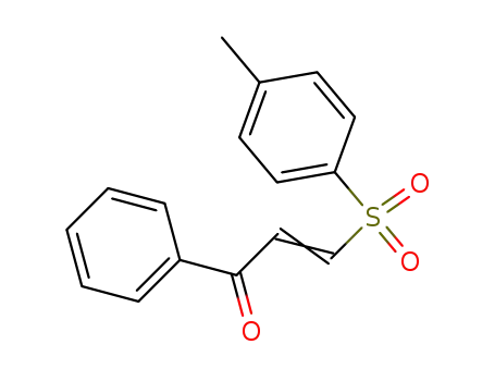 Molecular Structure of 21440-46-0 (2-Propen-1-one, 3-[(4-methylphenyl)sulfonyl]-1-phenyl-)