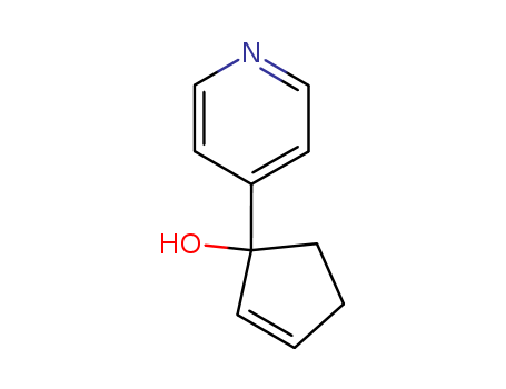1-pyridin-4-ylcyclopent-2-en-1-ol cas  62113-27-3