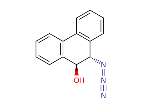 9-Phenanthrenol, 10-azido-9,10-dihydro-, trans-