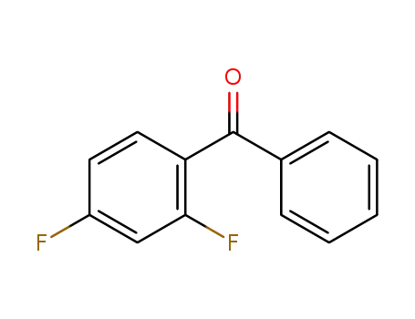 Molecular Structure of 85068-35-5 (2,4-Difluorobenzophenone)
