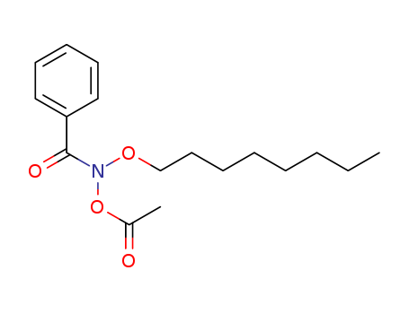 Acetic acid,benzoyl(octyloxy)azanyl ester
