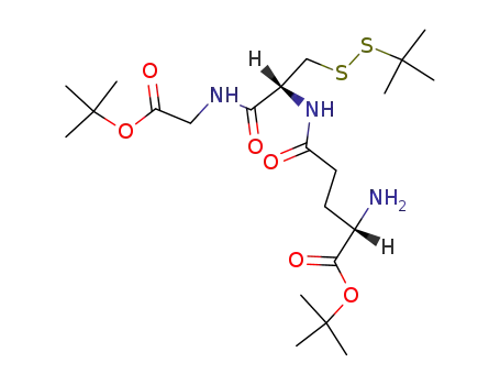 Molecular Structure of 138923-96-3 (H-γ-Glu(α-OtBu)-Cys(StBu)-Gly-OtBu)