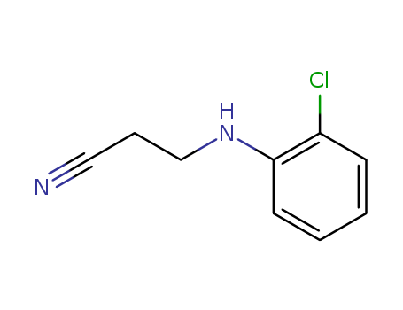 3-[(2-Chlorophenyl)amino]propanenitrile cas  94-89-3