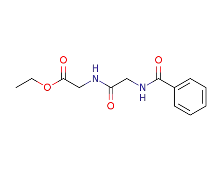 Molecular Structure of 4172-36-5 (Glycine, N-(N-benzoylglycyl)-, ethyl ester)