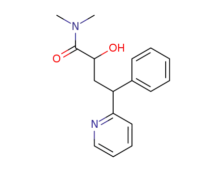 N,N-dimethyl-4-phenyl-4-(2-pyridyl)-2-hydroxybutanamide