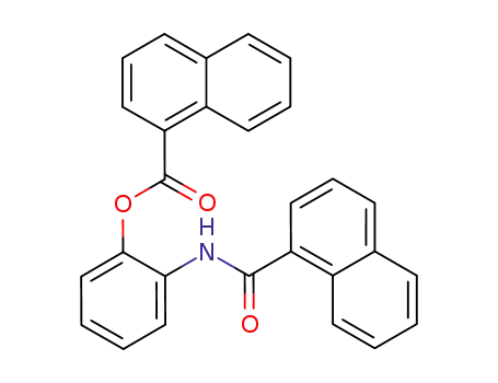 1-Naphthalenecarboxylic acid, 2-[(1-naphthalenylcarbonyl)amino]phenyl
ester