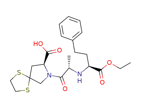 Molecular Structure of 83647-97-6 (Spirapril)