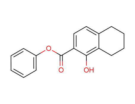 Molecular Structure of 85720-85-0 (Phenyl 5,6,7,8-tetrahydro-1-hydroxy-2-naphthoate)