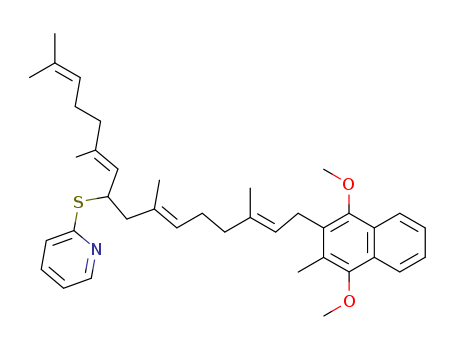 2-<9'-(2-pyridylthio)-tetraprenyl>-3-methyl-1,4-dimethoxynaphthalene