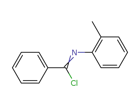 Benzenecarboximidoyl chloride, N-(2-methylphenyl)-