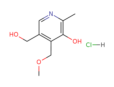 3-Pyridinemethanol,5-hydroxy-4-(methoxymethyl)-6-methyl-, hydrochloride (1:1) cas  3131-27-9