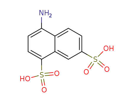 Molecular Structure of 85-74-5 (4-aminonaphthalene-1,7-disulfonic acid)