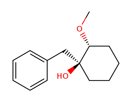 1-benzyl-trans-2-methoxy-r-1-cyclohexanol