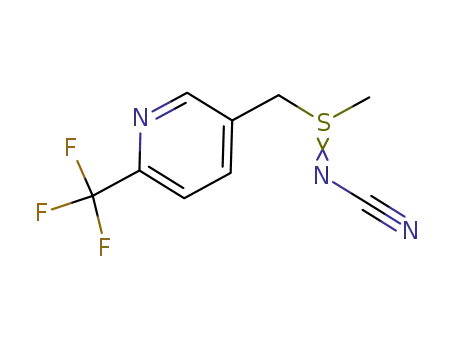 Molecular Structure of 946577-97-5 (C<sub>9</sub>H<sub>8</sub>F<sub>3</sub>N<sub>3</sub>S)
