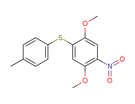 2,5-ジメトキシ-1-ニトロ-4-(p-トリルチオ)ベンゼン