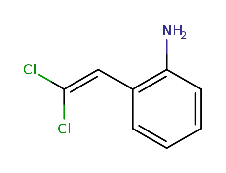 Molecular Structure of 54143-01-0 (2-(2,2-dichloroethenyl)benzenamine)