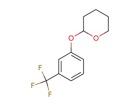 Molecular Structure of 896732-43-7 (2-(3-(trifluoromethyl)phenoxy)tetrahydro-2H-pyran)