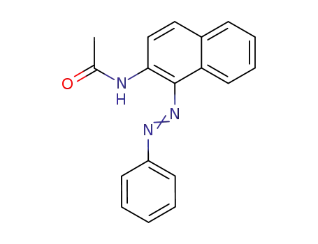 Molecular Structure of 10336-19-3 (Acetamide, N-[1-(phenylazo)-2-naphthalenyl]-)